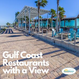 Beach restaurants with a view.