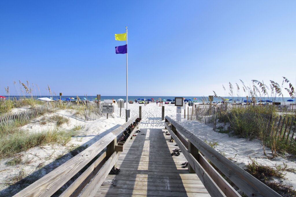 Our Orange Beach vacation rentals have easy-access to the beach!