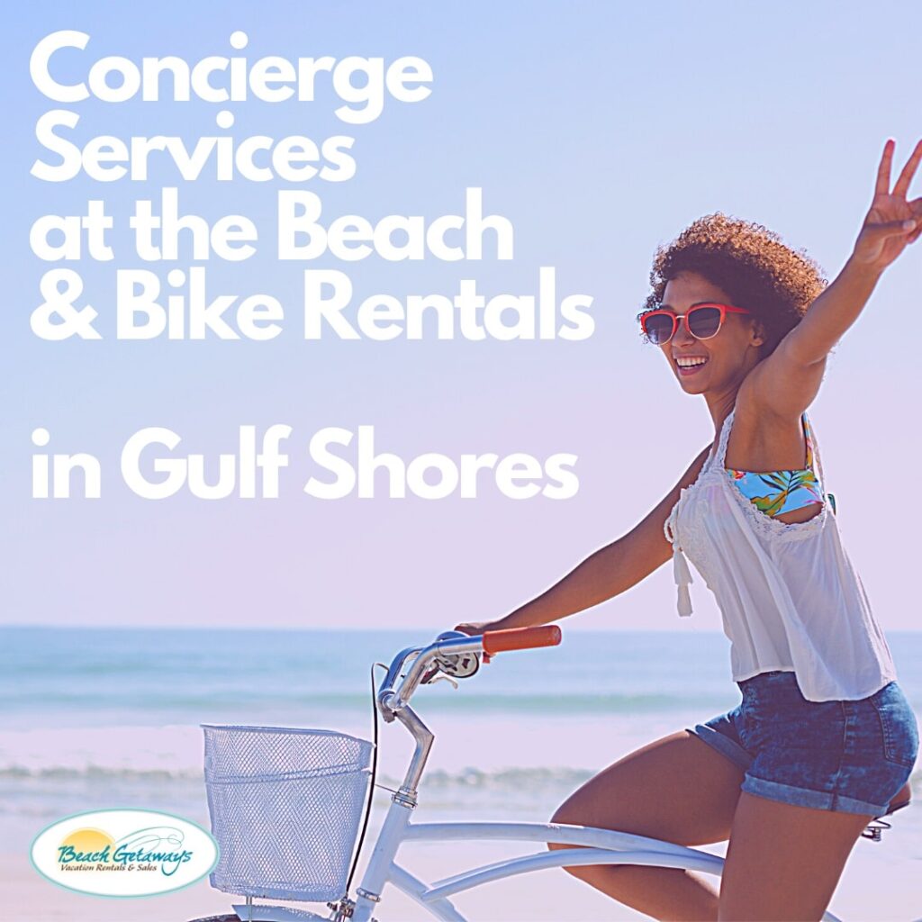 Bike rentals and concierge services.